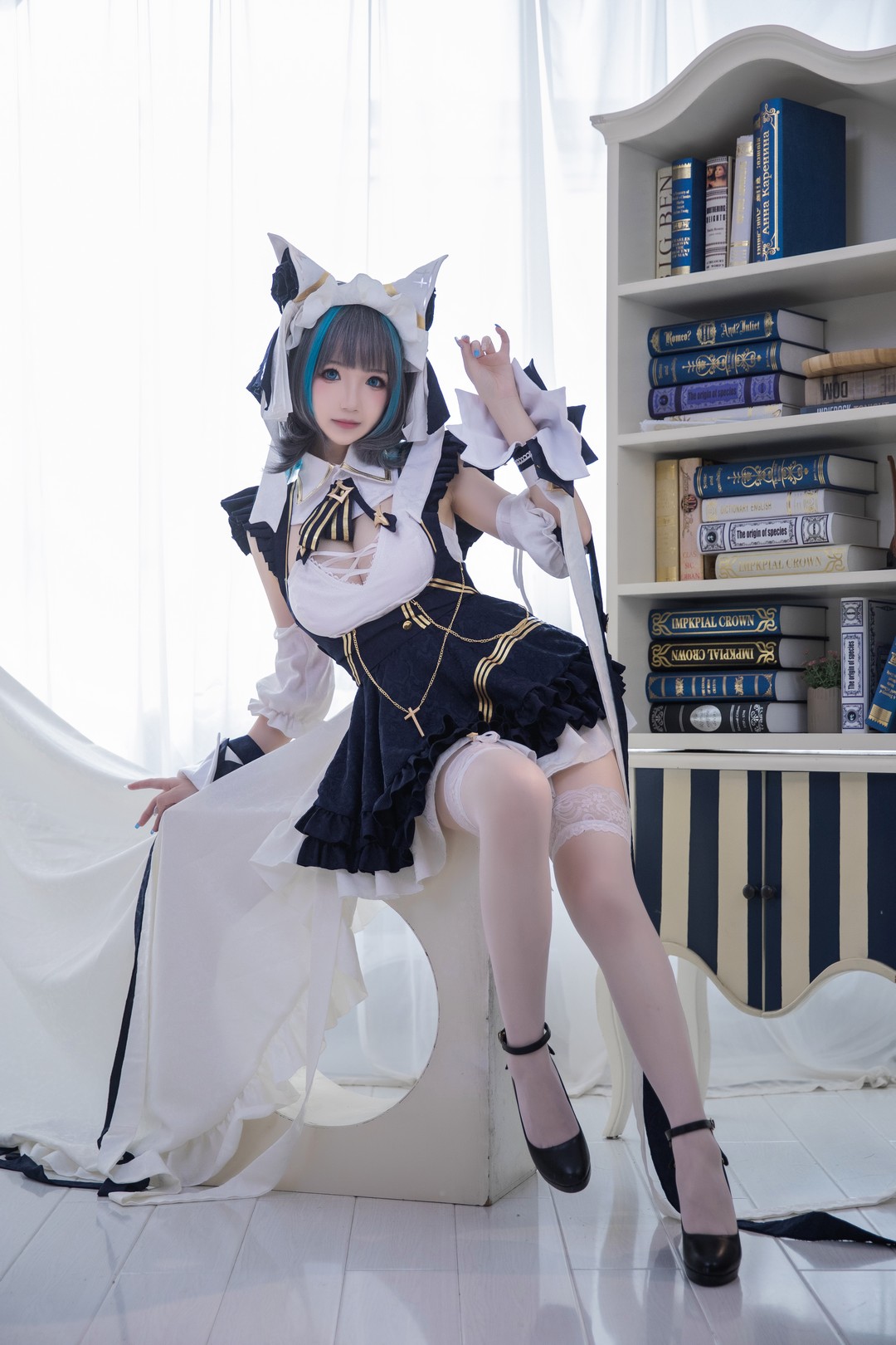 图片[4]-雪晴Astra《Azure Lane 柴郡》自拍大赏，甜美可人引爆网络！-风格子